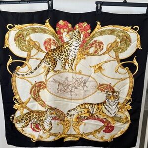 Authentic Ferragamo Silk Scarf